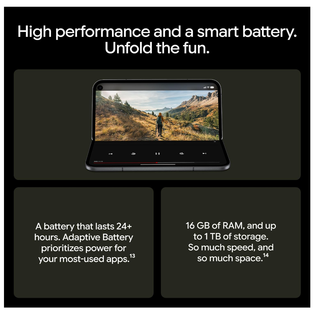 Google Pixel 11 Pro Fold 512GB Unlocked – Obsidian