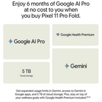 Google Pixel 11 Pro Fold 512GB Unlocked – Obsidian