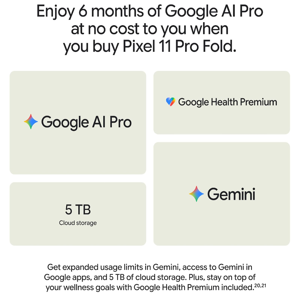 Google Pixel 11 Pro Fold 512GB Unlocked – Obsidian