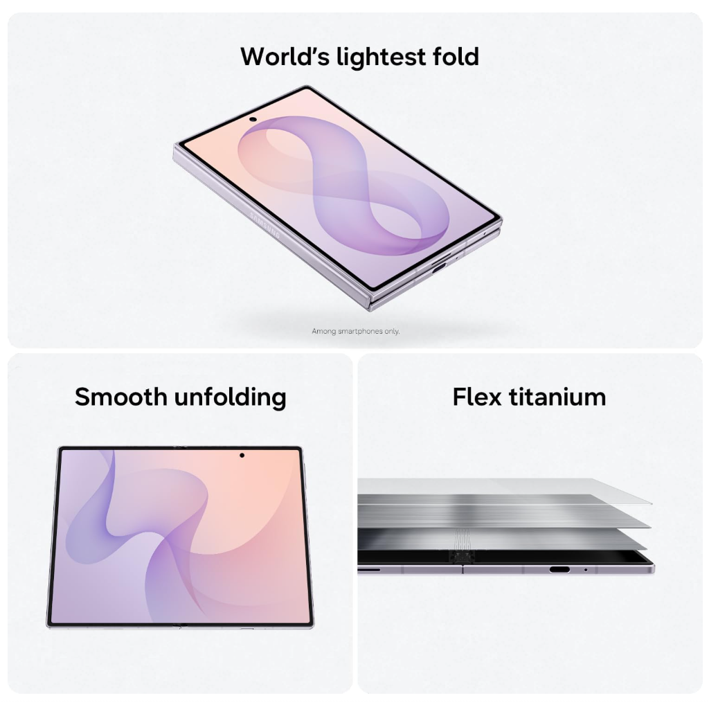 Samsung Galaxy Z Fold8 256GB – Lavender