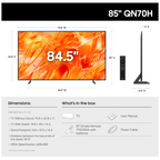 Samsung QN70H 85” Neo QLED Mini LED 4K Smart TV – 2026